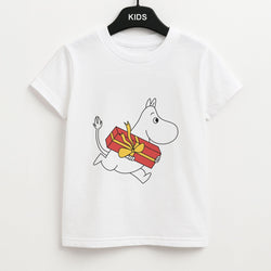 Red Present Moom Kids Unisex T-Shirt