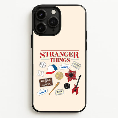 Stranger Things Cartoon Icons iPhone 11 Pro Max Case