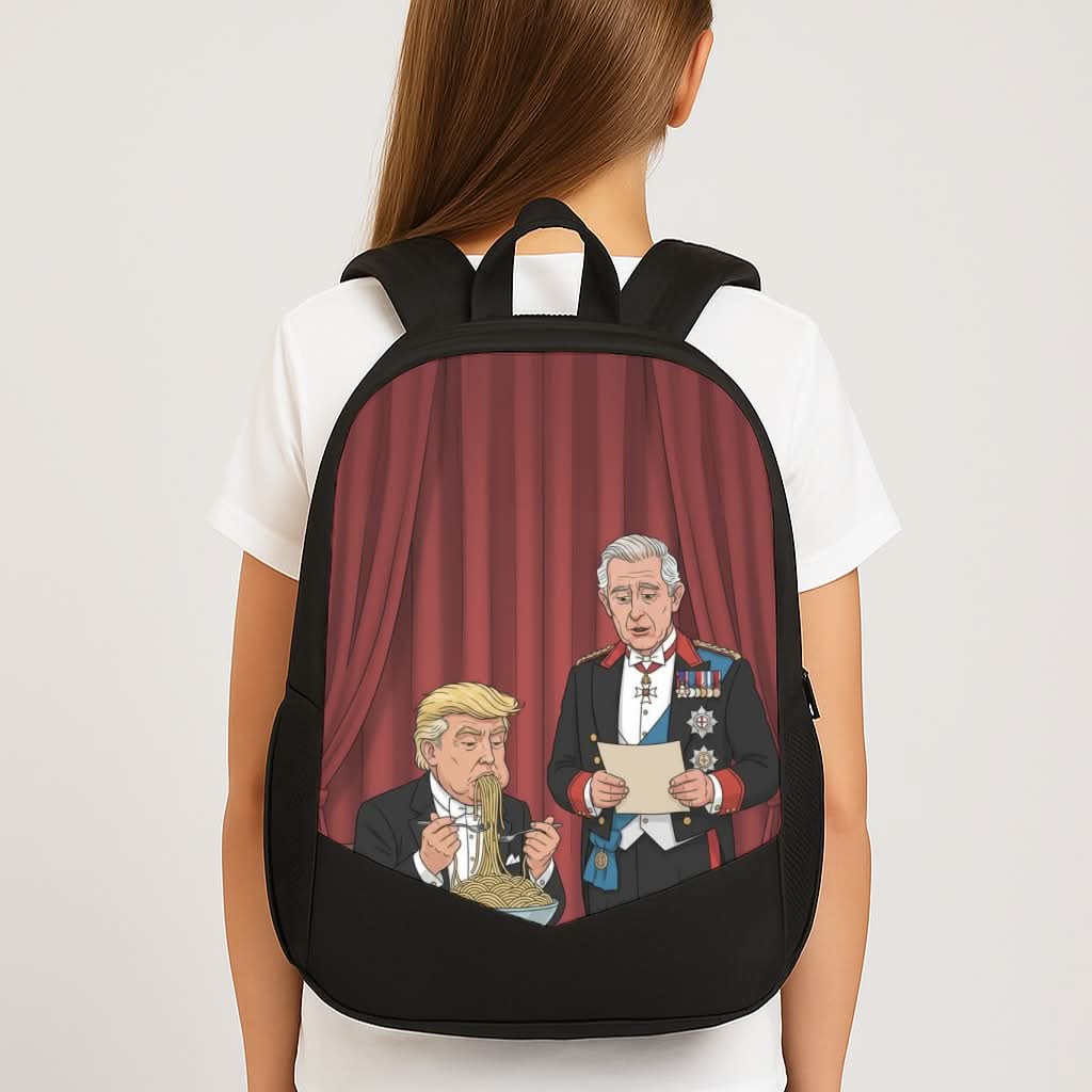 Charles & Donald's Spaghetti School Bag