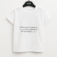 Lighting Up The Sky Tonight Kids T-Shirt