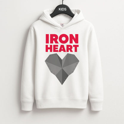 Metal Heart Kids Hoodie