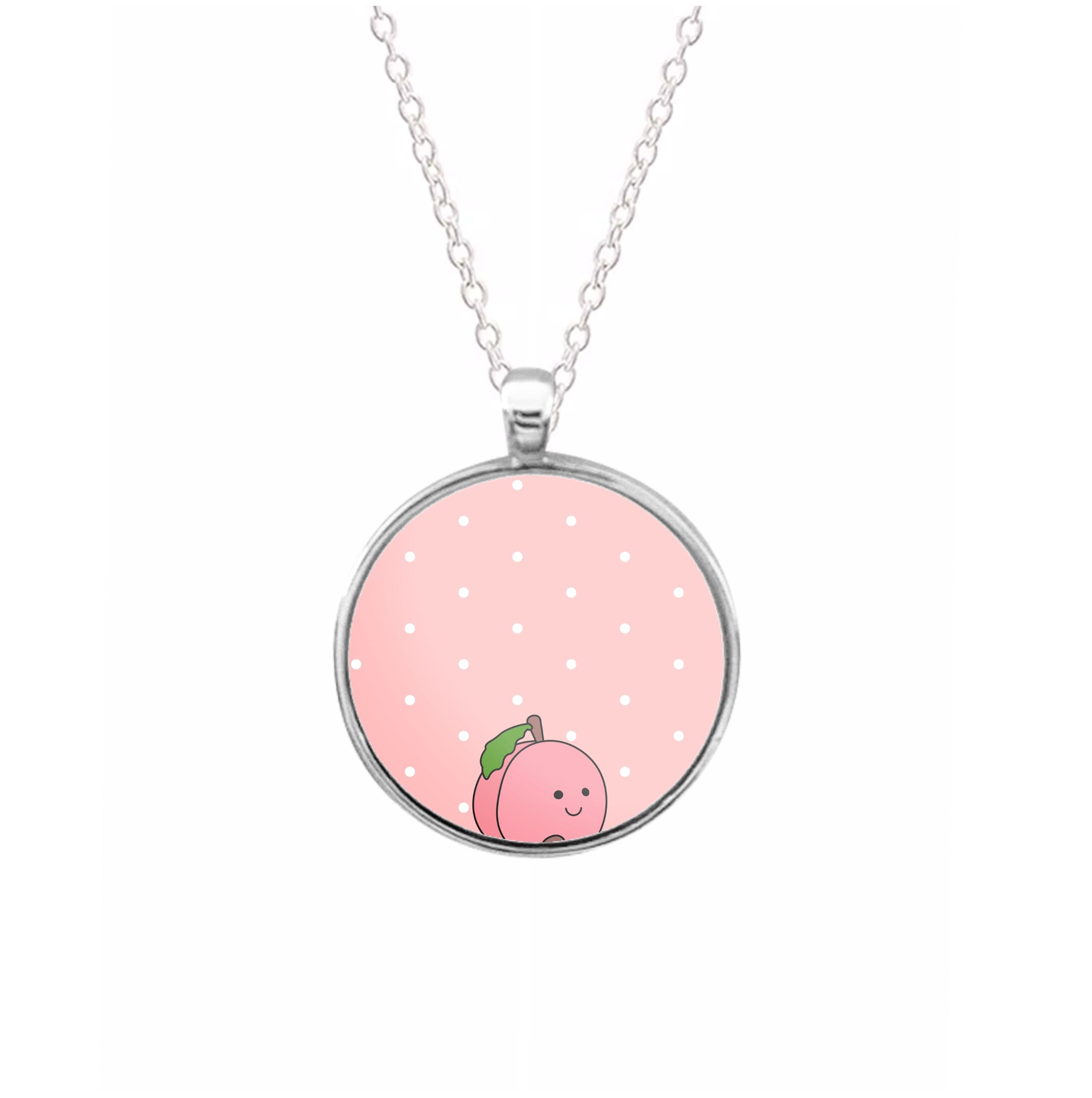 Peach Pattern Necklace