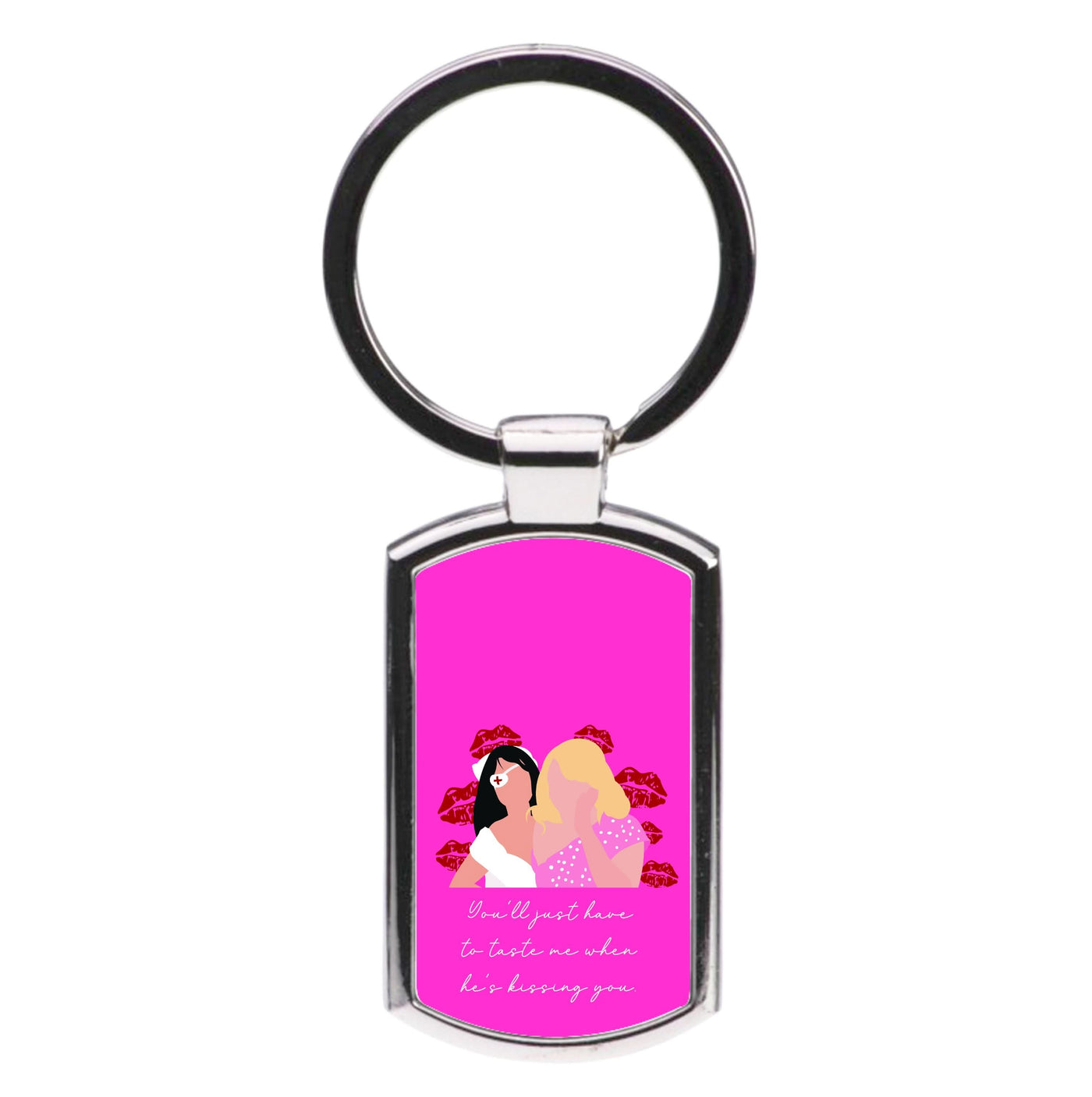 You'll Just Have To Taste Me Luxury Keyring