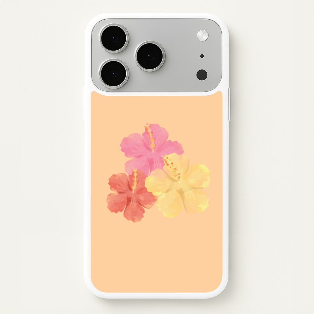 Hibiscus Sunset iPhone 17 Pro Case