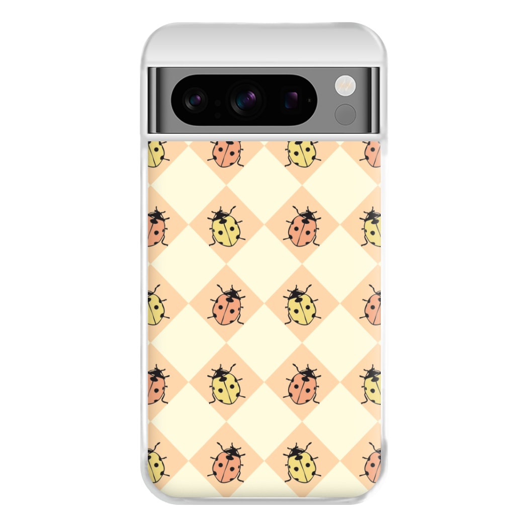 Argyle Ladybugs Pattern Google Pixel 8 Pro Case