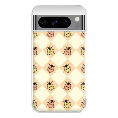 Argyle Ladybugs Pattern Google Pixel 8 Pro Case