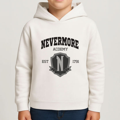 Addams Academy Gray Boys Hoodie