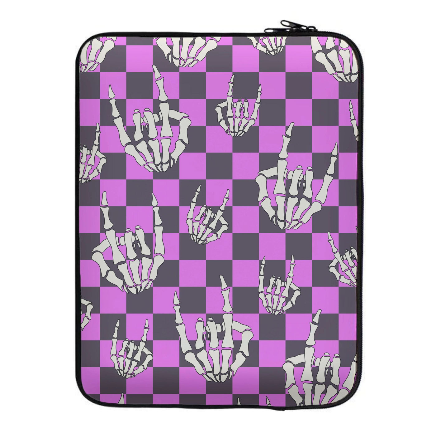 Rock On Skeleton Laptop Sleeve