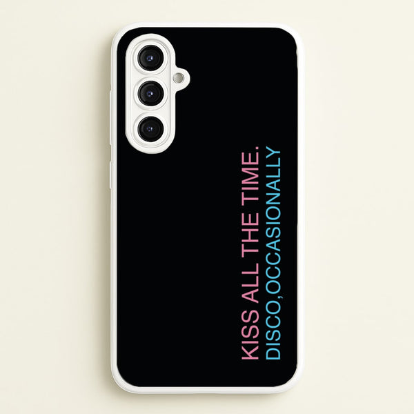 Disco Occasionally Text Galaxy A16 Case