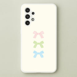 Gingham Tiered Ties Galaxy A13 Case