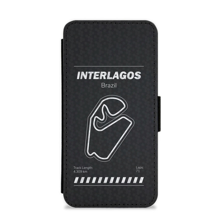 Interlagos Circuit Flip / Wallet Phone Case