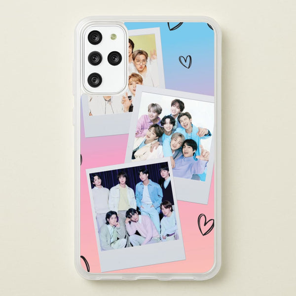 K-Pop Band Polaroid Collage Galaxy S20 Plus Case