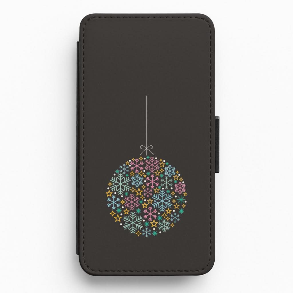 Geometric Bauble  Flip / Wallet Phone Case