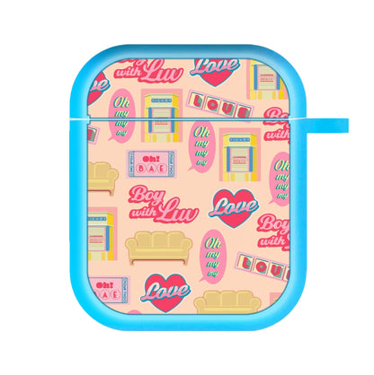 K-Pop Band Icon Pattern AirPods Case