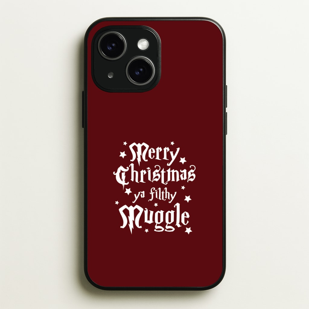Merry Christmas You Filthy Muggle iPhone 14 Plus Case