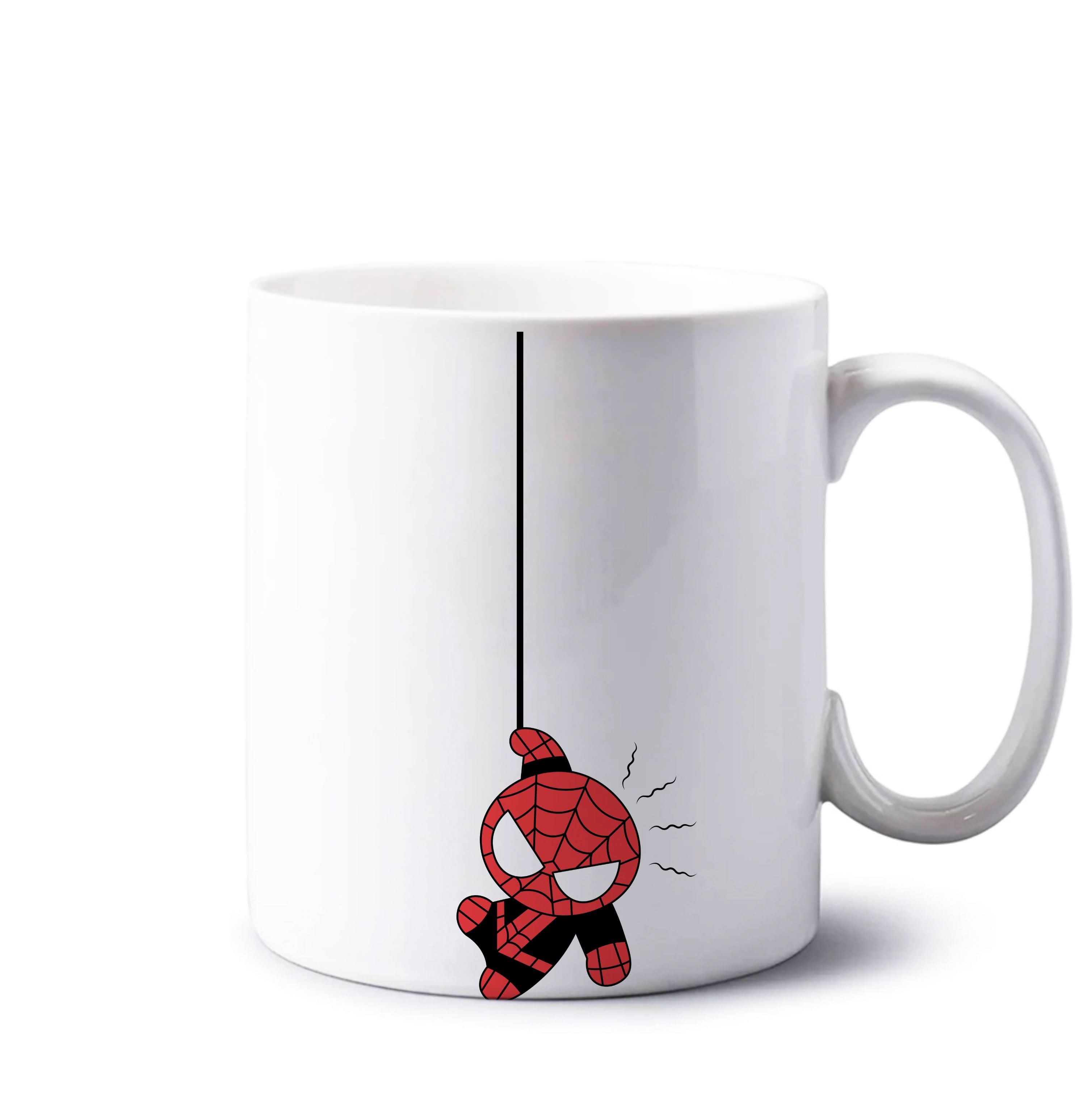 Gray Hanging Spider Hero Mug