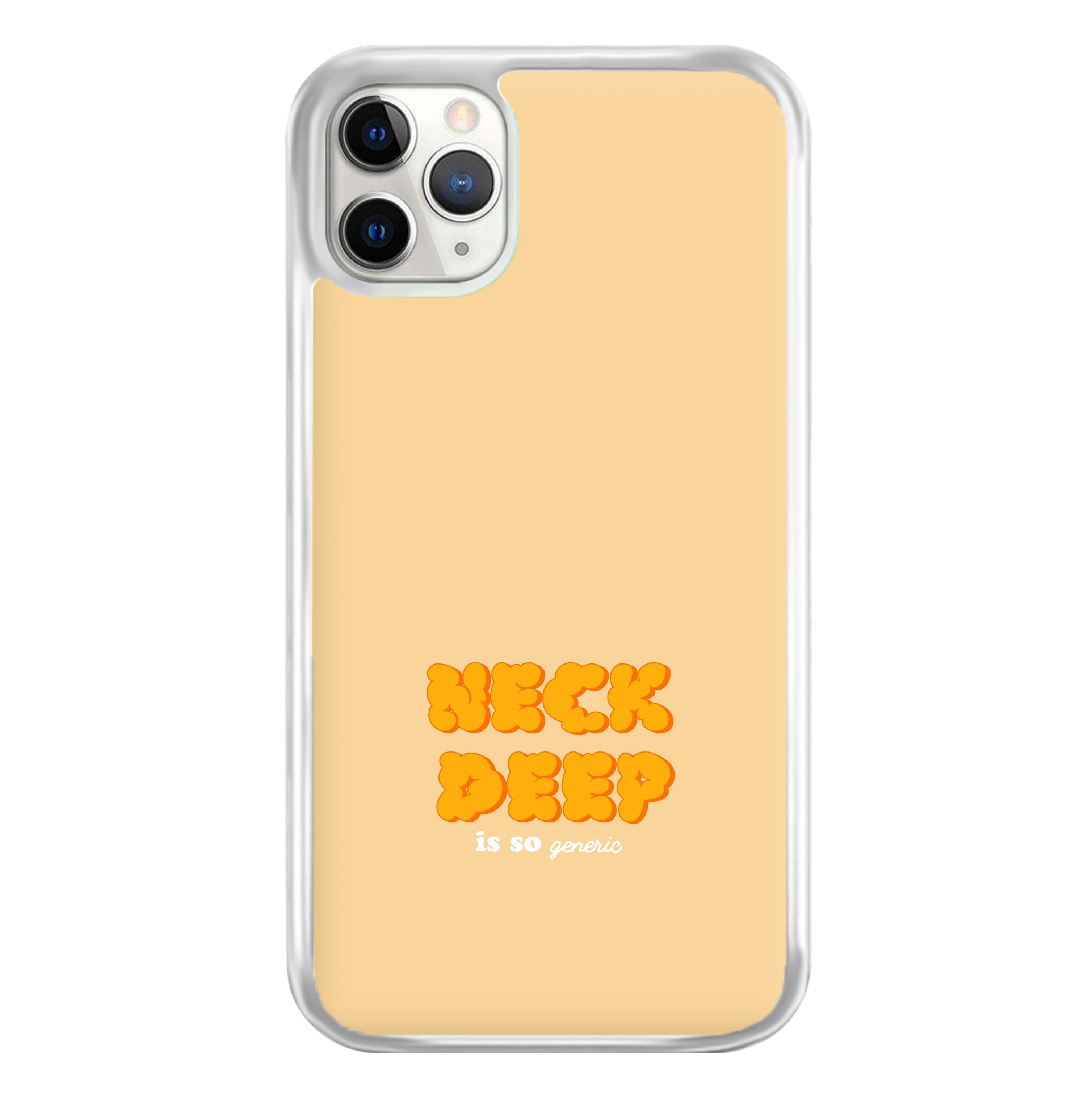 Neck Deep Is So Generic - Festival Phone Case