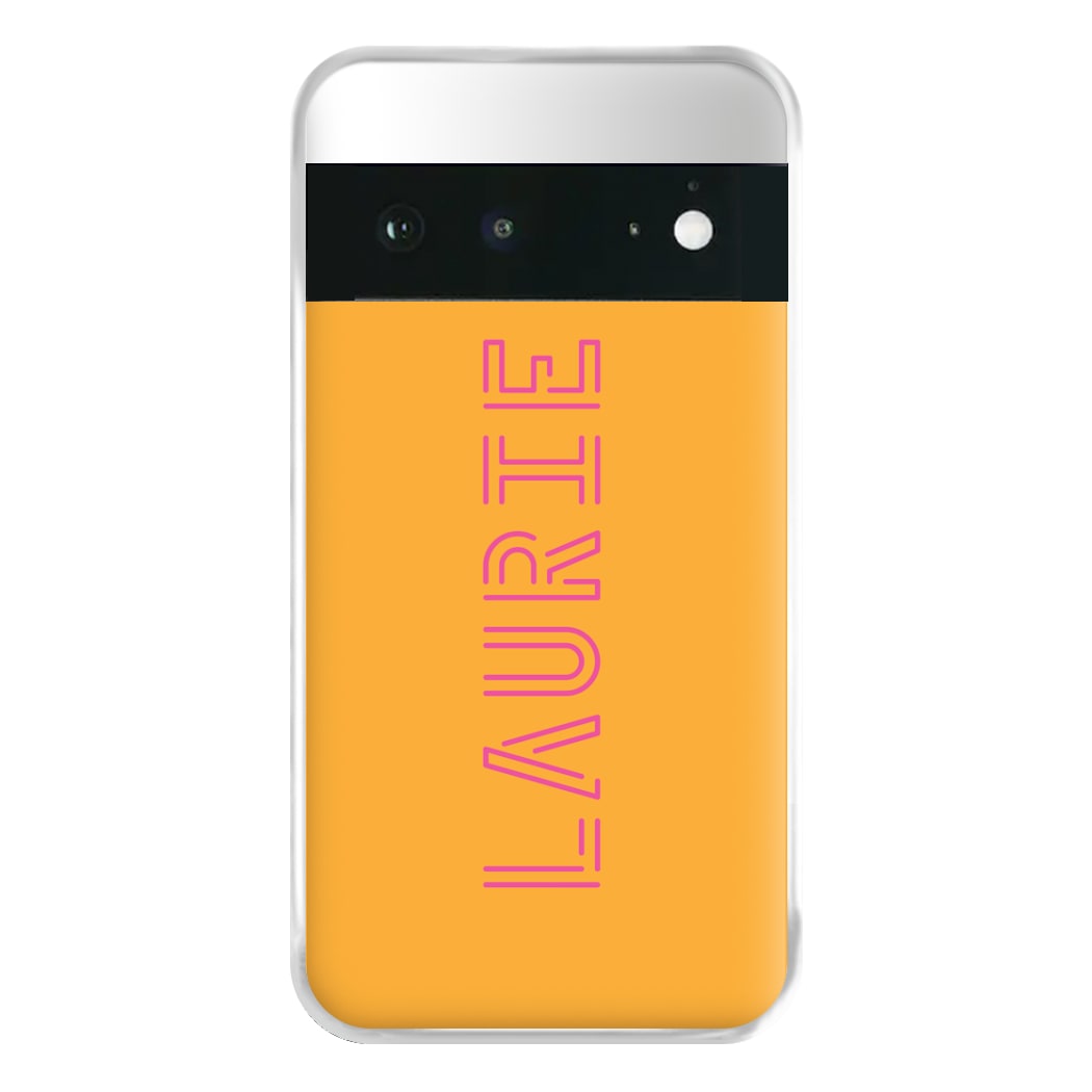 Neon Sign Personalised Name Google Pixel 6a Case