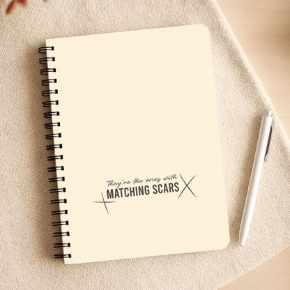 Matching Scars Notepad