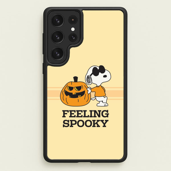Feeling Spooky Cartoon Beagle Galaxy S22 Ultra Case