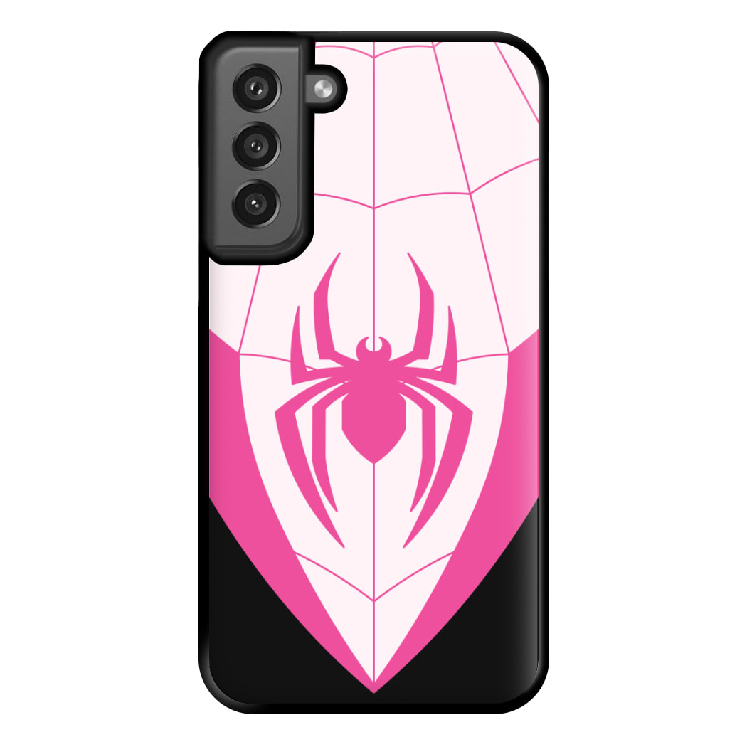 Pink And Black Spider Costume Galaxy S21FE Case