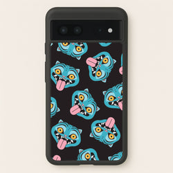 Demon Cat Pattern Google Pixel 7 Case