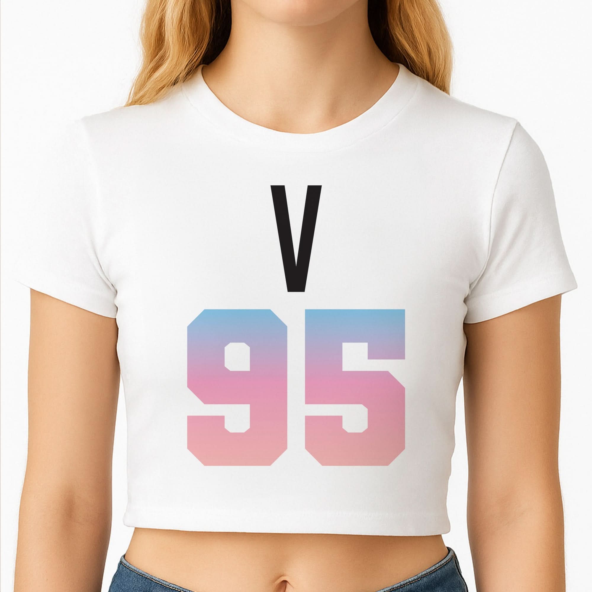 V 95 Crop Top