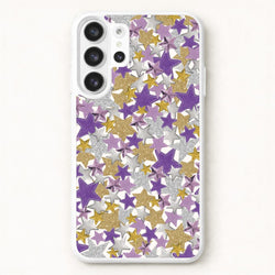 Mauve Stars Collage  Galaxy S26 Ultra Case
