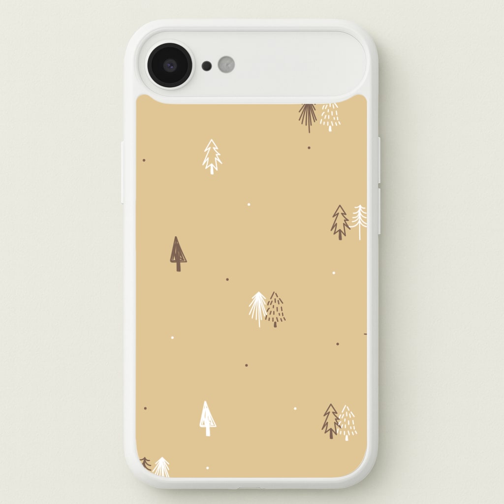 Minimal Christmas Trees Pattern iPhone 17 Air Case