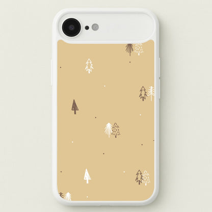 Minimal Christmas Trees Pattern iPhone 17 Air Case