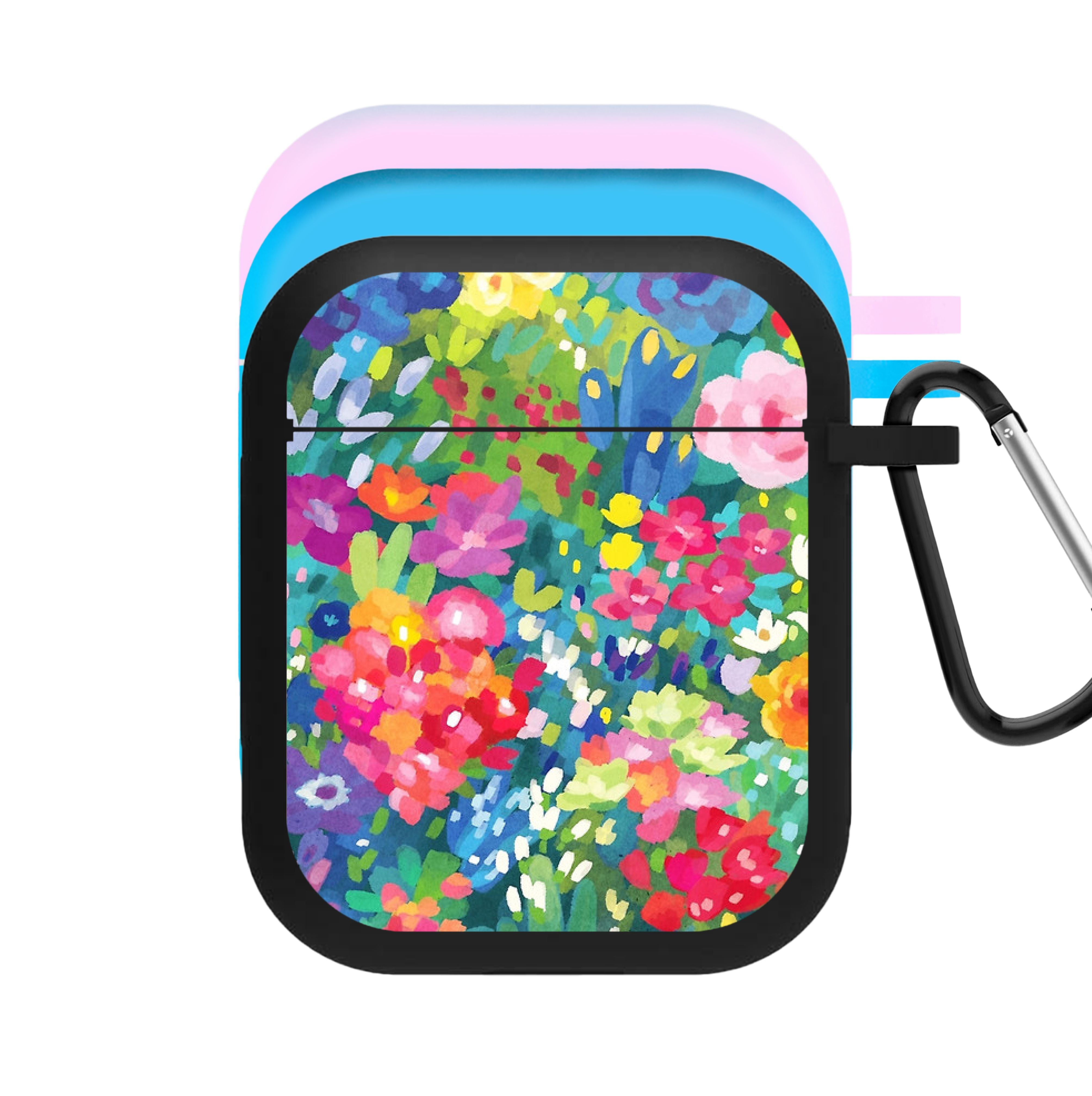 Colourful Floral Pattern AirPods Case