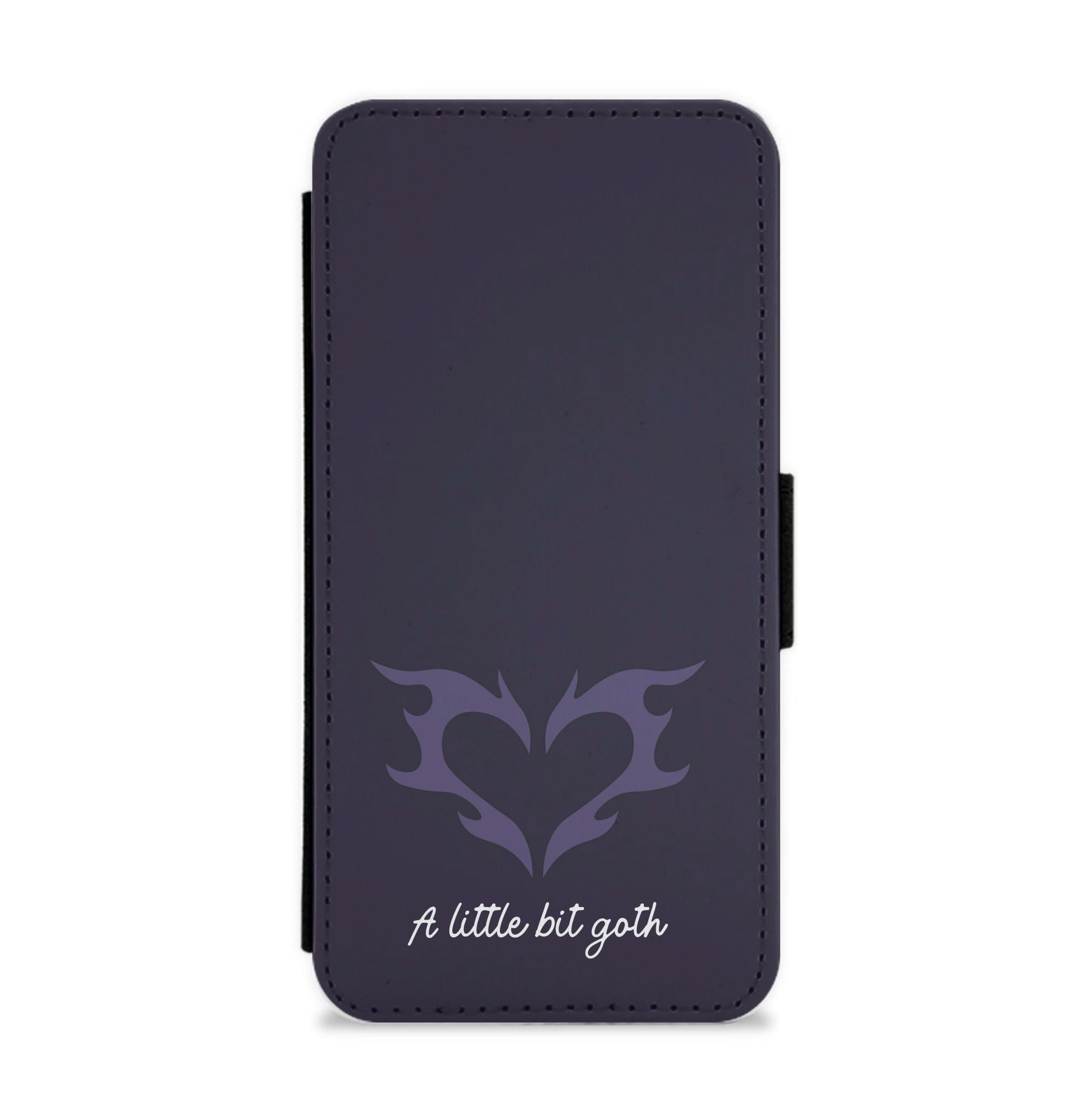 A Little Bit Goth Purple Flip / Wallet Phone Case