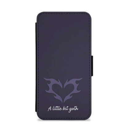 A Little Bit Goth Purple Flip / Wallet Phone Case