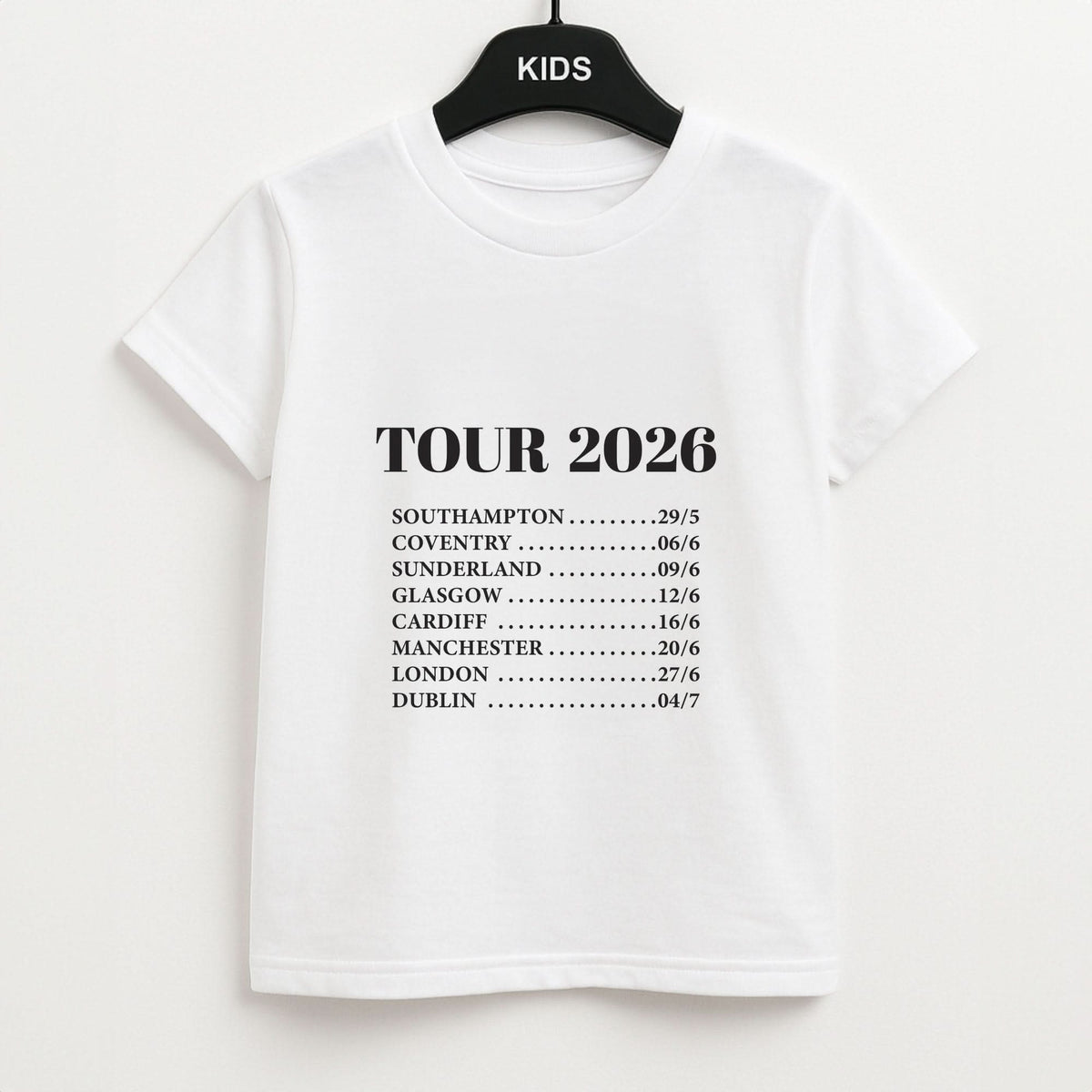 Band Tour 2026 Kids T-Shirt