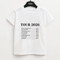 Band Tour 2026 Kids T-Shirt