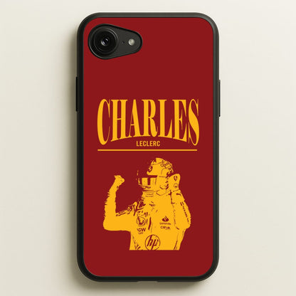 Charles Red And Gold iPhone 16e Case