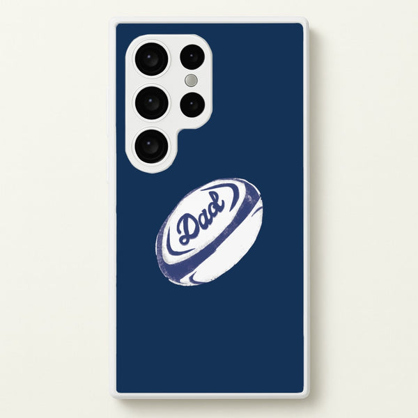 Dad Rugby Ball Galaxy S24 Ultra Case
