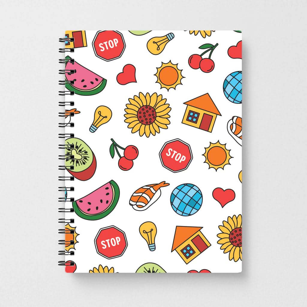 Harry Stickers Pattern Notebook