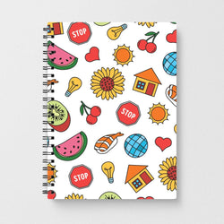 Harry Stickers Pattern Notebook