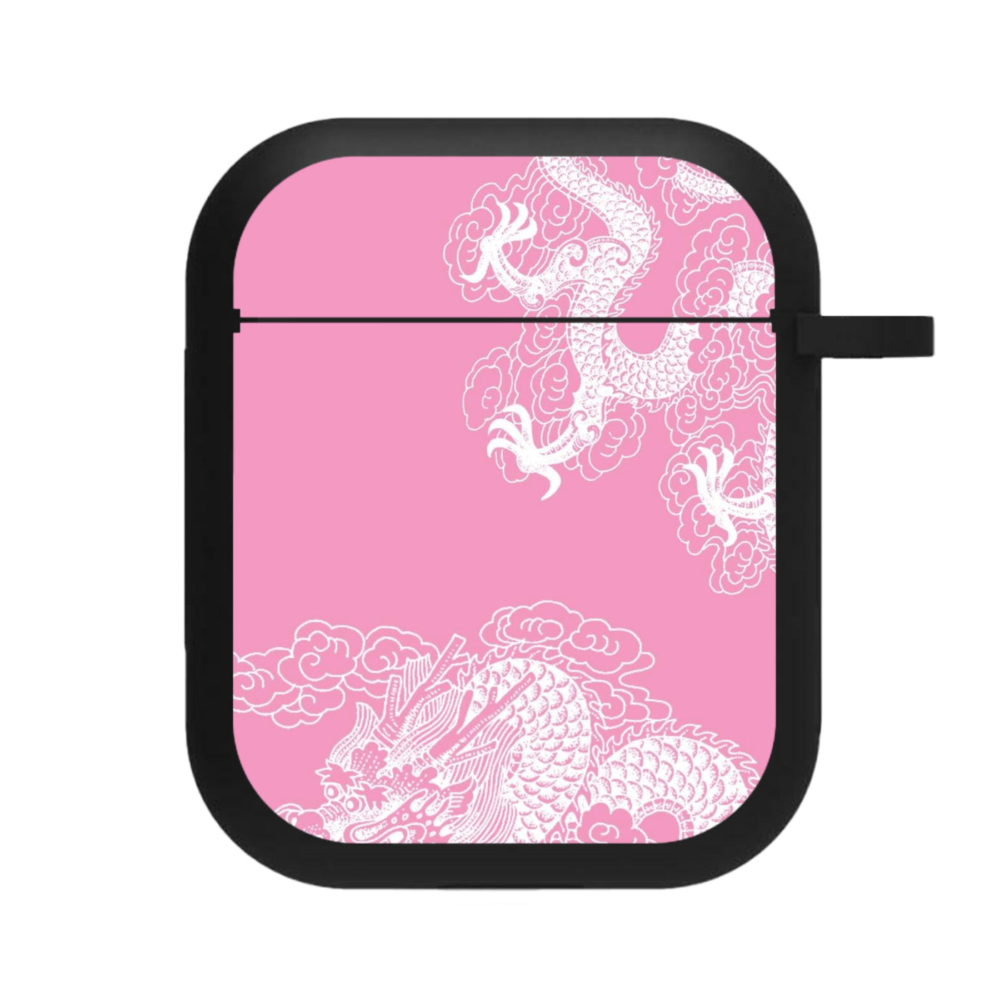 Pink Background Dragon AirPods Case