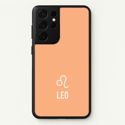 Leo Pastel Zodiac Galaxy S21 Ultra Case