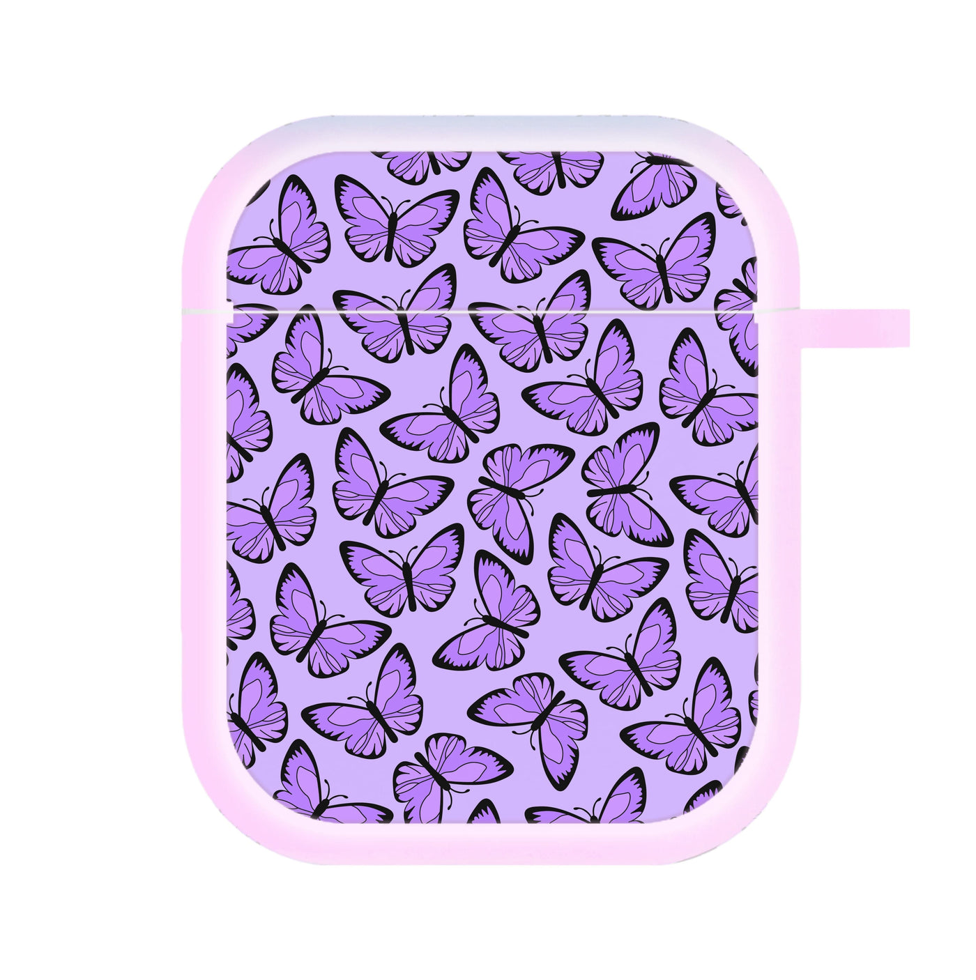 Purple Butterfly - Butterfly Patterns AirPods Case