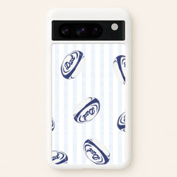 Dad Rugby Ball Pattern Google Pixel 8 Pro Case