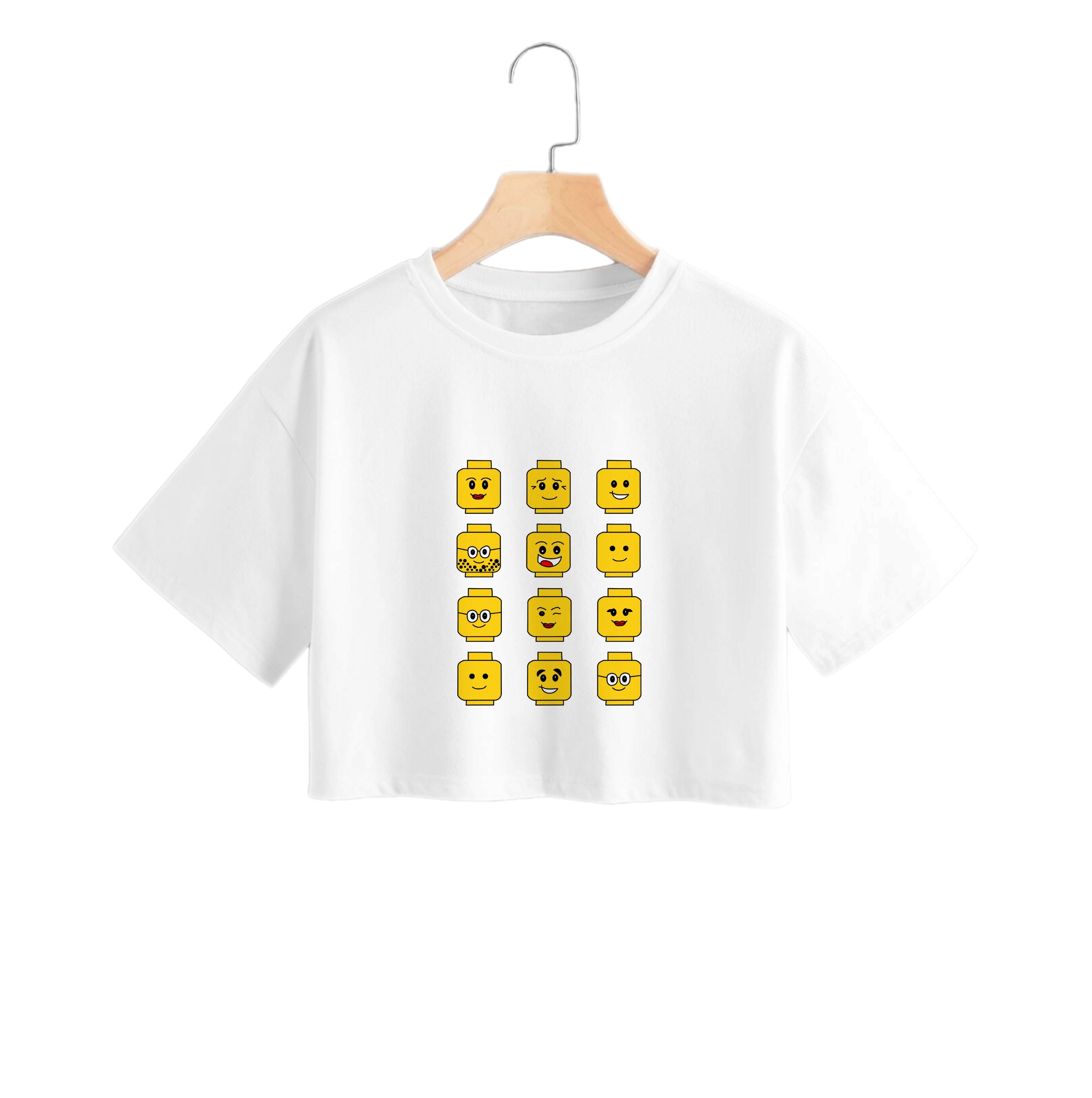 Characters - Bricks Crop Top