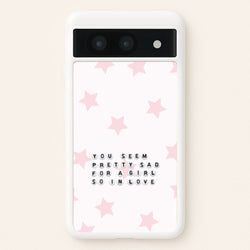 Pretty Sad Letter Beads Google Pixel 8a Case