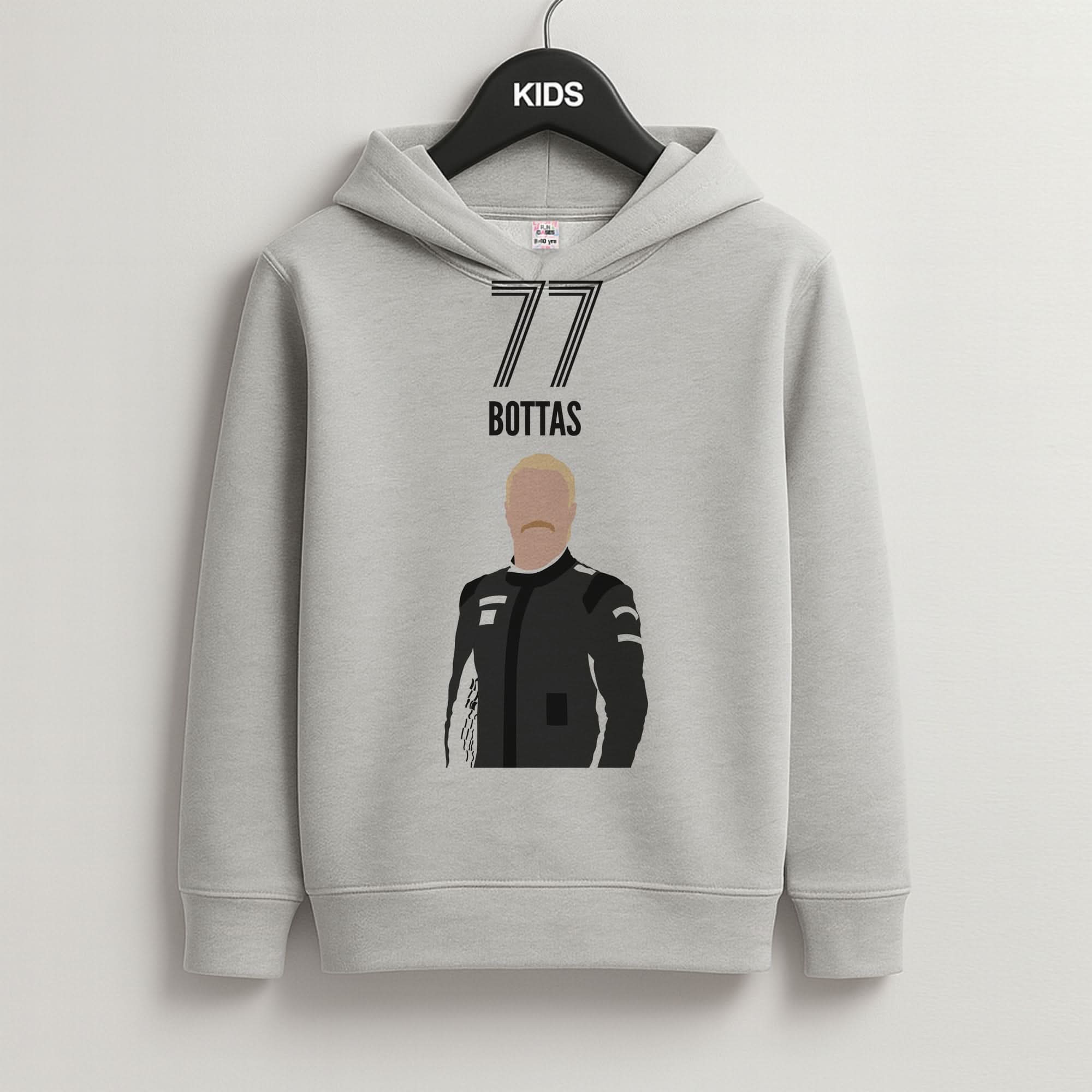 Bottas 2026 Grey Kids Hoodie