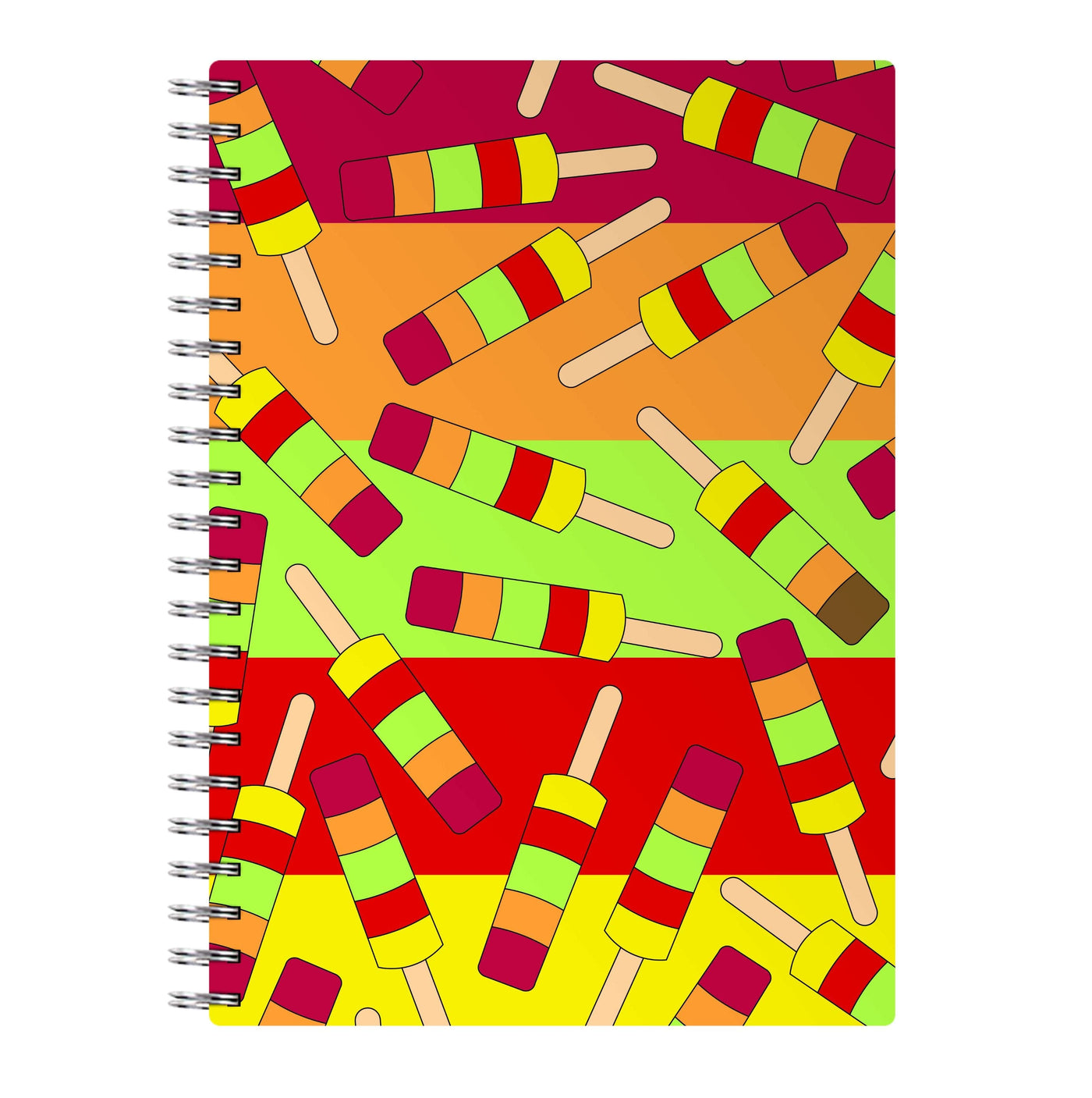 Pastels - Ice Cream Patterns Notebook