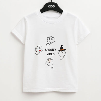 Spooky Vibes Ghosties I Kids Unisex T-Shirt