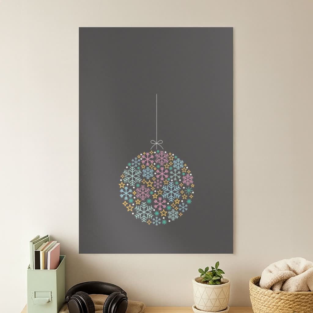 Geometric Bauble  Poster