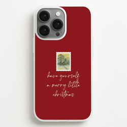 A Merry Little Christmas Stamp iPhone 13 Pro Max Case